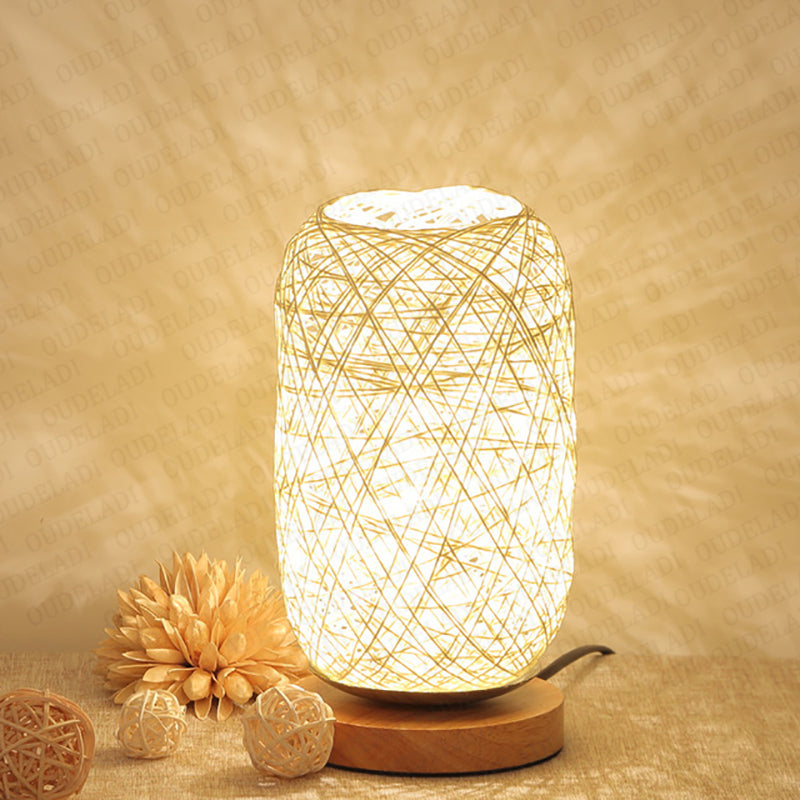 Rechargeable Twine Table Lamp