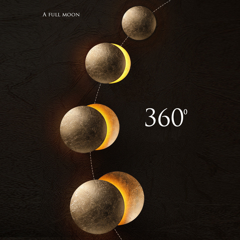 Moon Solar Eclipse Wall Lamp
