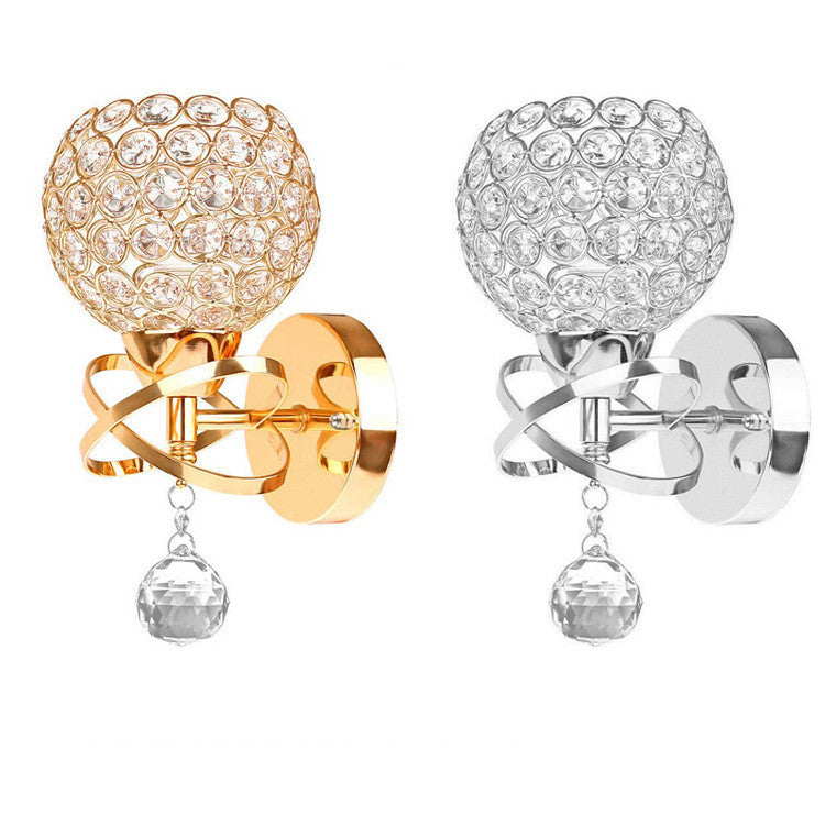 Bedroom Bedside Crystal Lamp