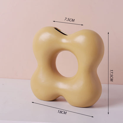Simple Multicolor Ceramic Vase