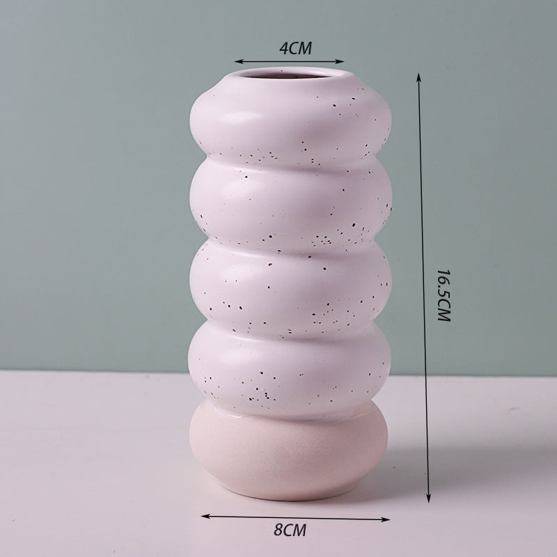 Simple Multicolor Ceramic Vase