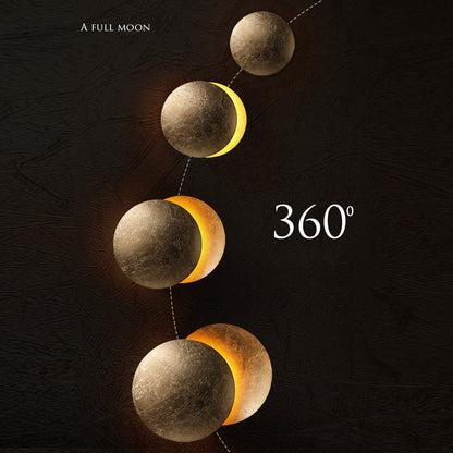 Moon Solar Eclipse Wall Lamp
