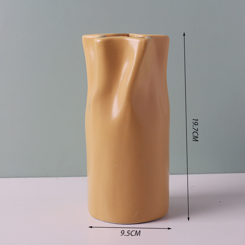 Simple Multicolor Ceramic Vase